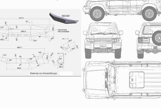 Создание чертежа и конструирование заднего силового бампера к автомобилю Нива 2121 своими руками Особенности установки бампера на автомобиль Нива