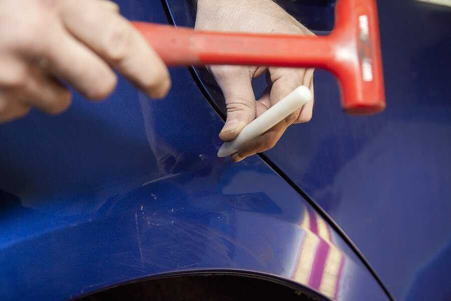 Ремонт вмятин на кузове автомобиля без покраски (6 методов)
