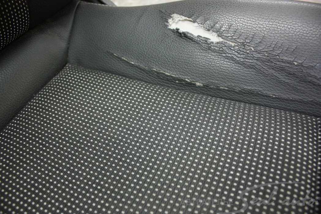 Восстановление кожи салона автомобиля своими руками: особенности ремонта кожаных покрытий в салоне и на сиденьях