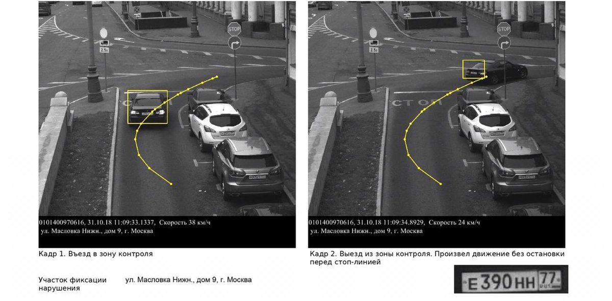 В каких случаях можно оспорить штраф гибдд с камеры наблюдения за проезд знака «движение запрещено» и стоп-линии?