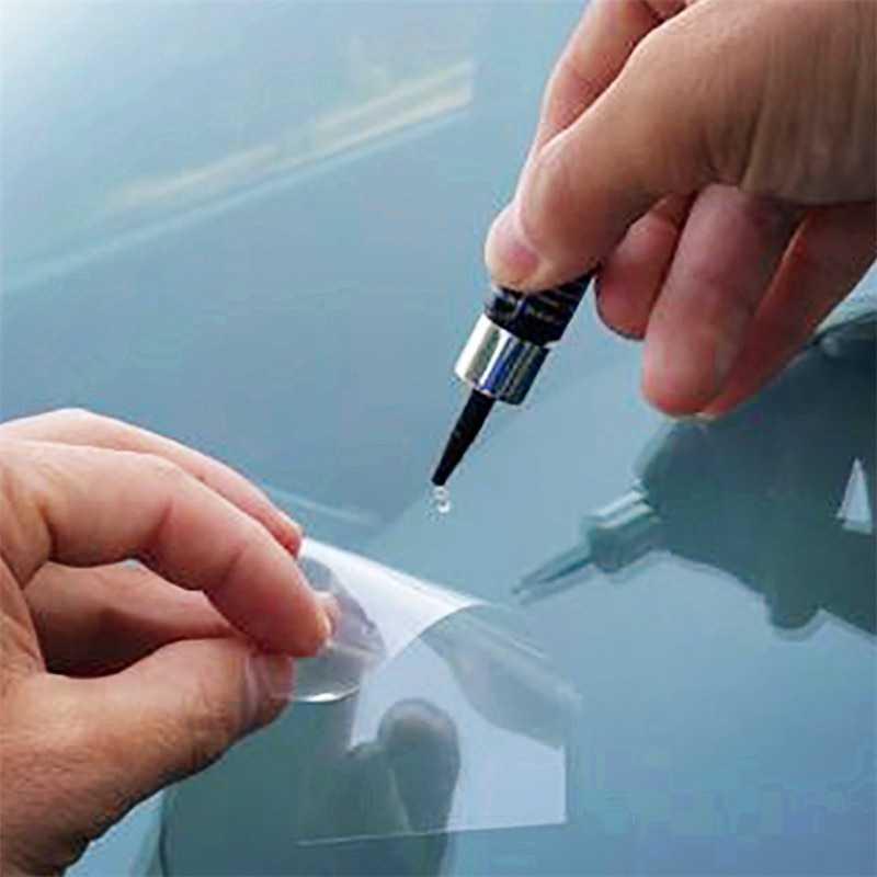 Набор для ремонта лобового стекла автомобиля - виды оборудования, комплект для сколов и трещин
