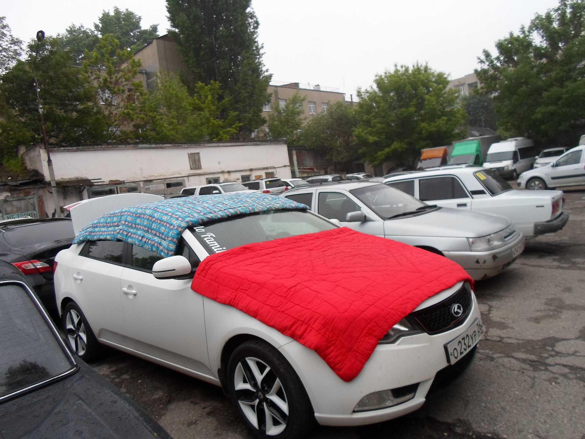 Как спасти авто от града  :: tez-cars.ru