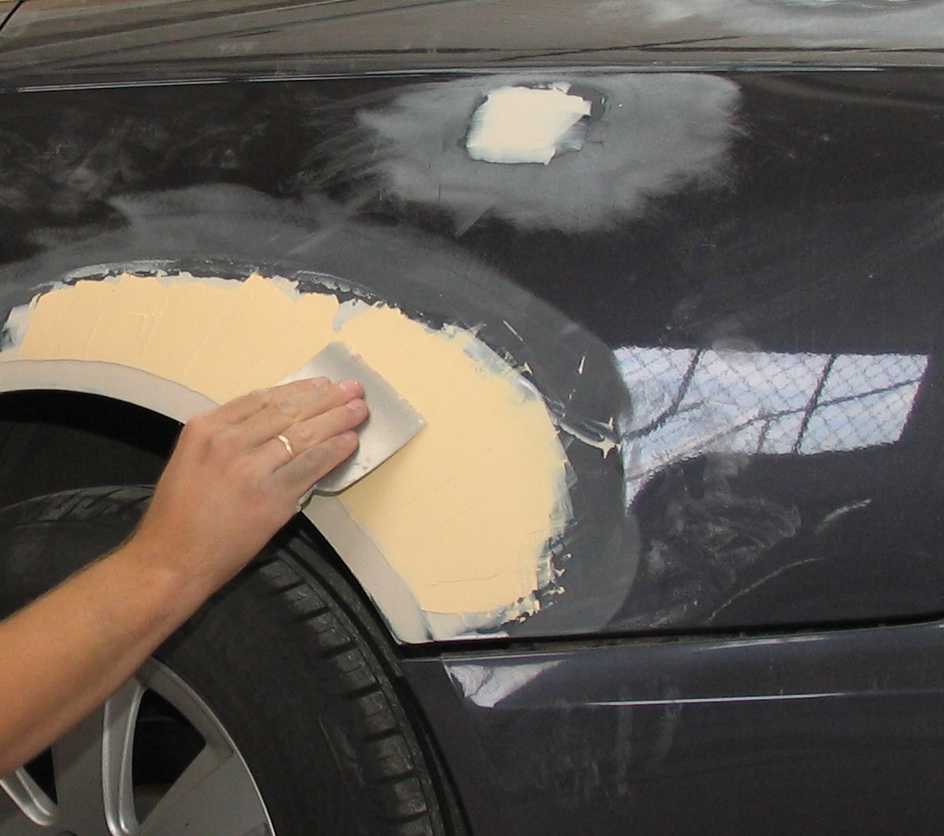 Подготовка к покраске авто