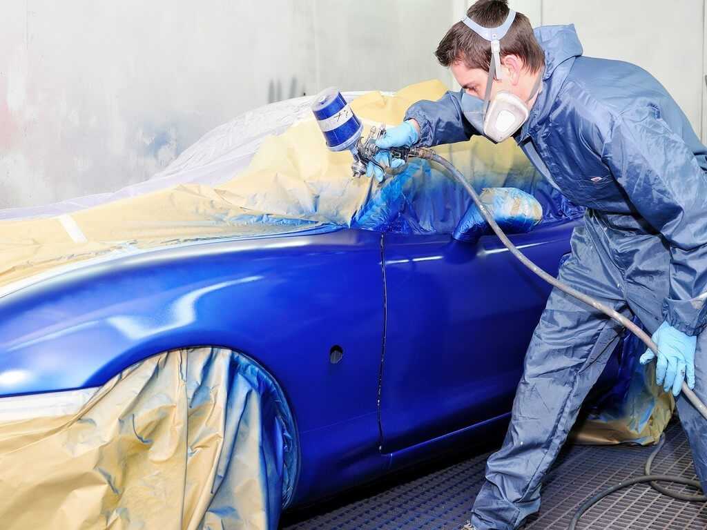 Технология покраски авто: этапы работ и типы покраски
