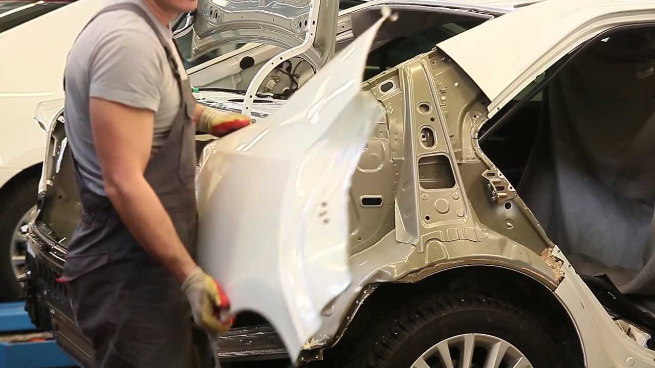 Как выполнить ремонт передних и задних крыльев авто