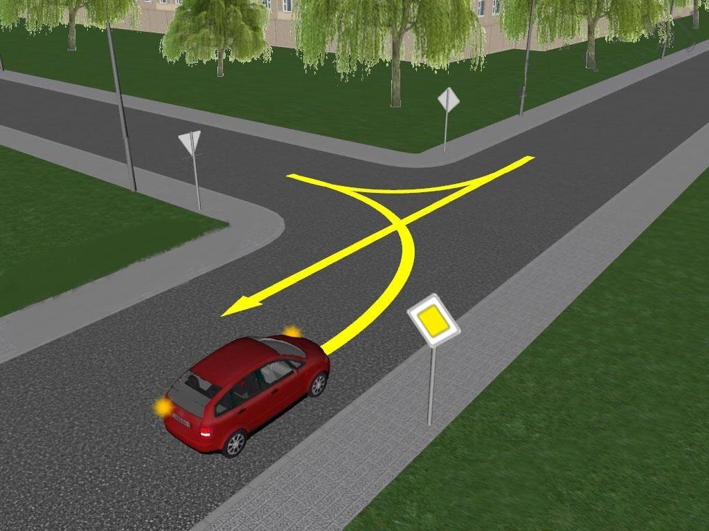 Поворот налево на перекрестке со светофором - как совершить маневр правильно?
