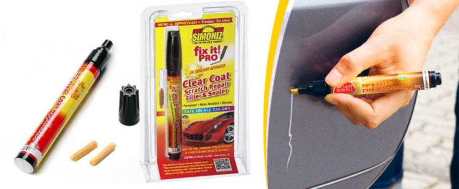 Восковой карандаш для удаления царапин на авто 