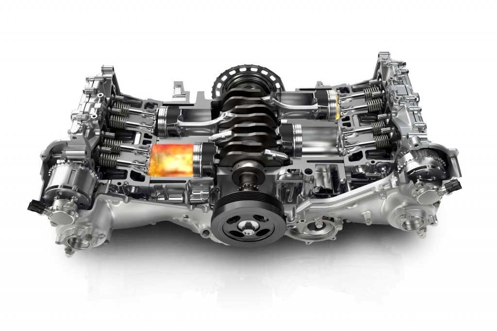 Дизельный оппозитный двигатель Субару (Subaru Boxer Diesel) Устройство и особенности оппозитного мотора, преимущества и недостатки указанного типа ДВС
