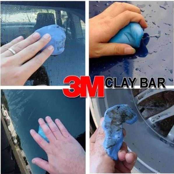 Синяя глина для автомобиля: полировка кузова и лобового стекла