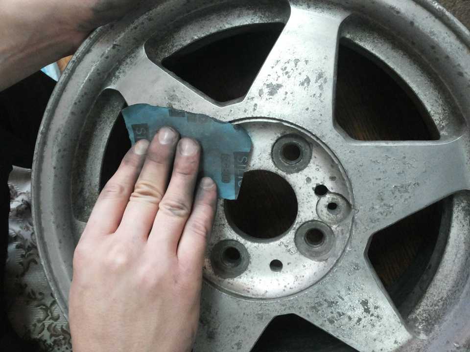 О косметическом ремонте литых автомобильных дисков