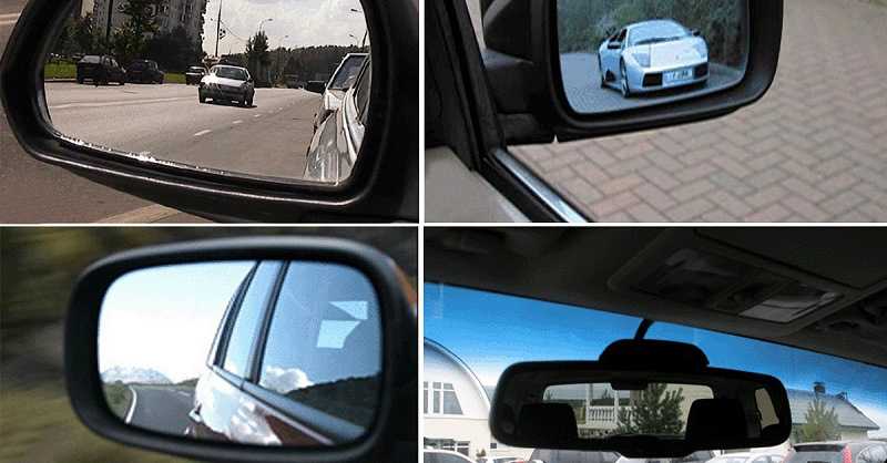 Как правильно настроить зеркала в машине - фото и видео пособие