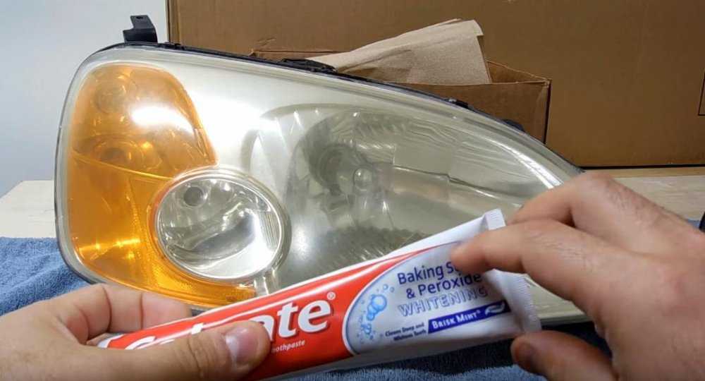 Полировка фары зубной пастой. советы, отзывы