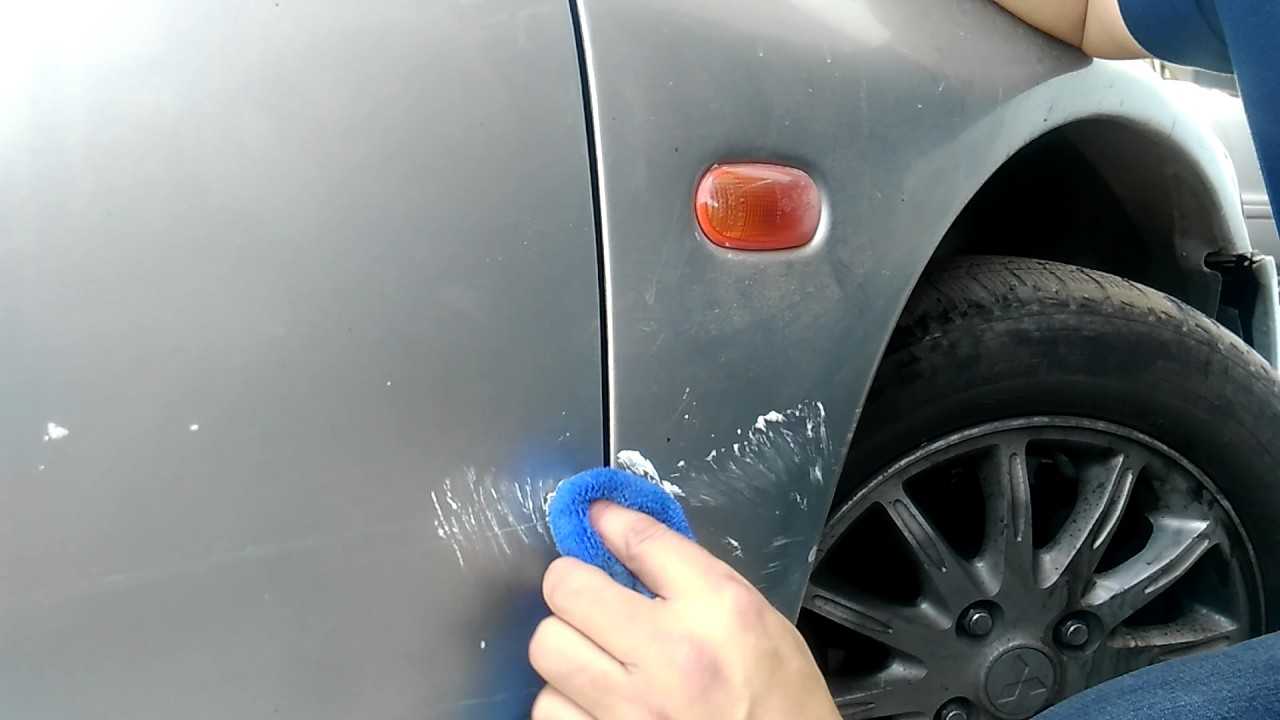 Удаление царапин на кузове автомобиля